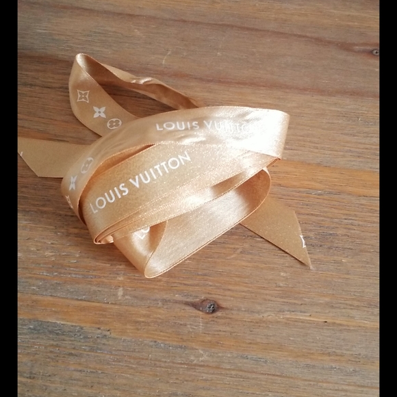 Louis Vuitton Accessories - Louis Vuitton gold gift ribbon